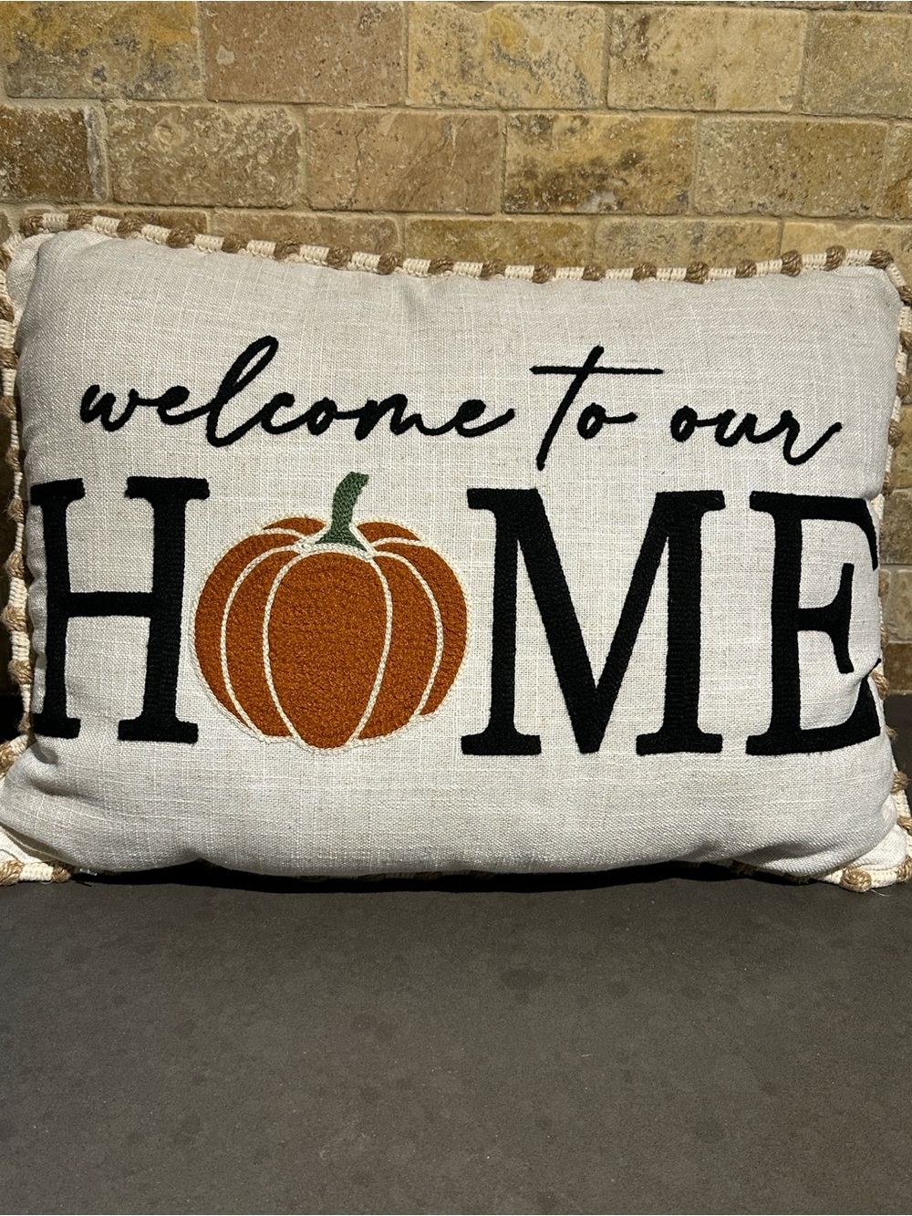 Envogue - “Welcome to Our Home “ Fall Pillow